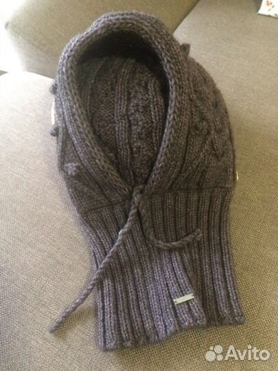 Капор женский вязаный