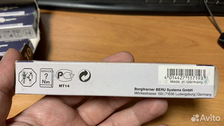 Свеча накала beru