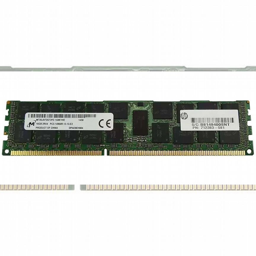 [712383-581] Оперативная Память Hp Ddr3 16gb 712383-581