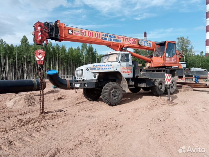 Аренда Автокрана вездеход г/п 25 тн стрела 31 м