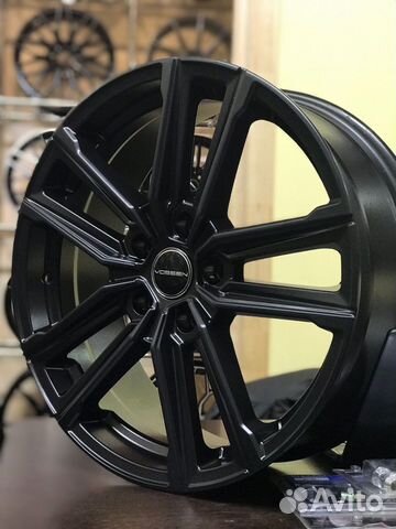 R18 matt black 7j 5-114,3 нвоые диски купить в Москве | Авито
