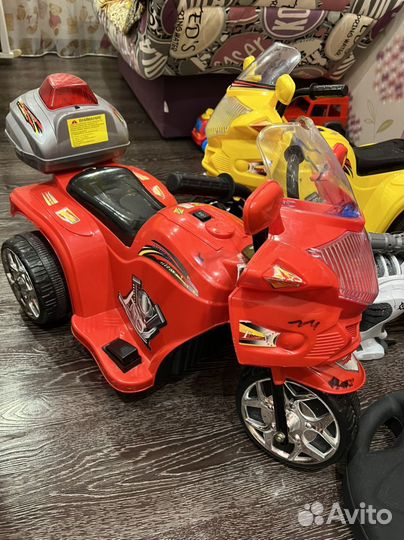 Детский электромобиль мотоцикл