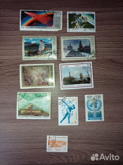 Марки разные cuba, СССР