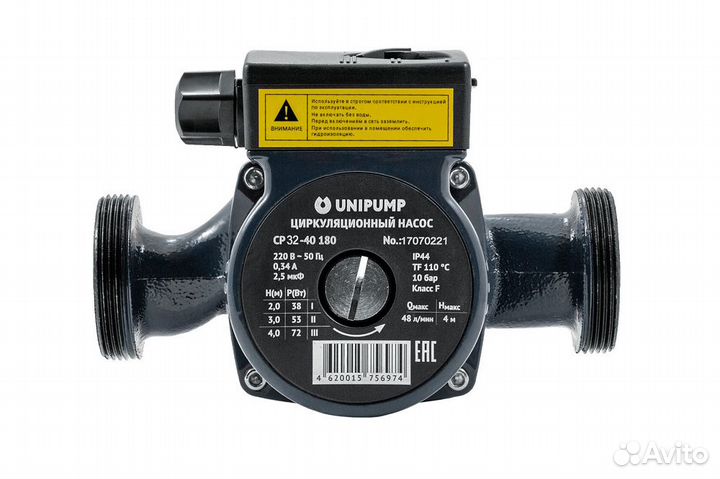 Циркуляционный насос Unipump CP 32-40 180