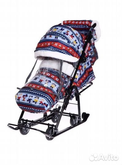 Санки коляска nika 7 5