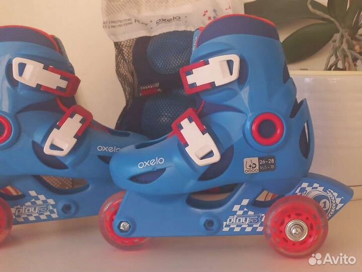 Роликовые коньки из Декатлон oxelo play 3 р. 26-28