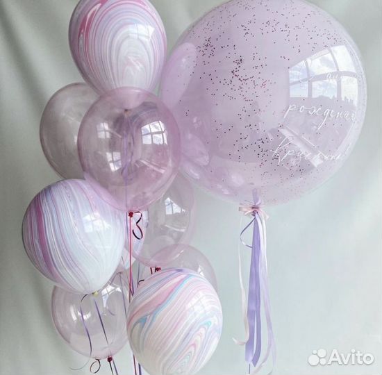 Воздушные гелиевые шары и букеты из шаров