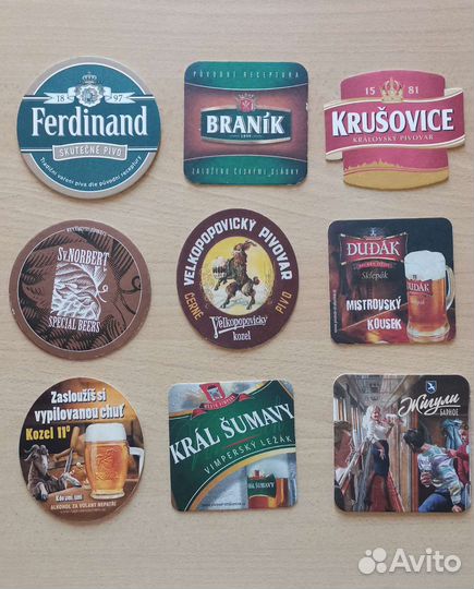 Бирдекель подставка под пиво Чехия