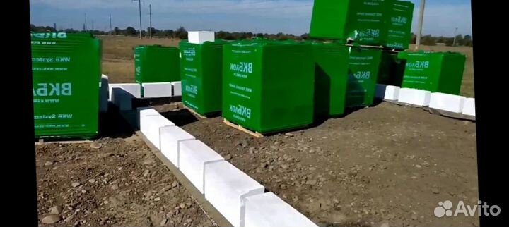 Газоблоки от произоводителя. Объём