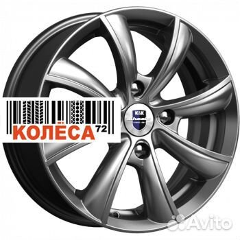 Кик Бриз 6x15 4x100 ET46 Dia54.1 Дарк платинум