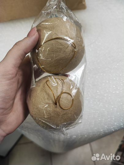 Шар новогодний папье-маше Love2art PAM-023