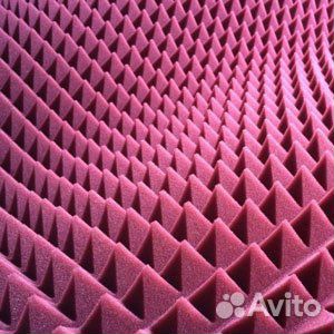 Акустический поролон цветной