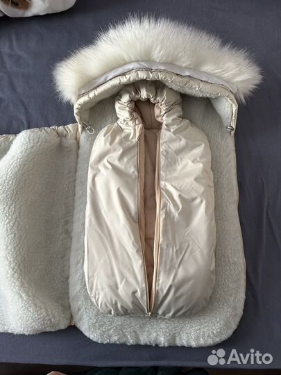 Зимний конверт в коляску