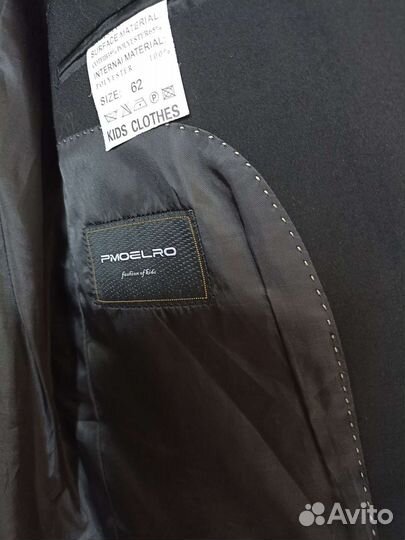 Пиджак черный 8-10 лет