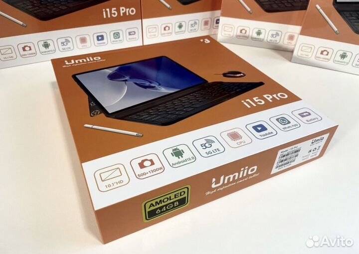 Планшет с клавиатурой Umiio i15 pro + гарантия