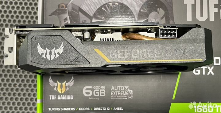 Видеокарта Asus TUF 1660 ti
