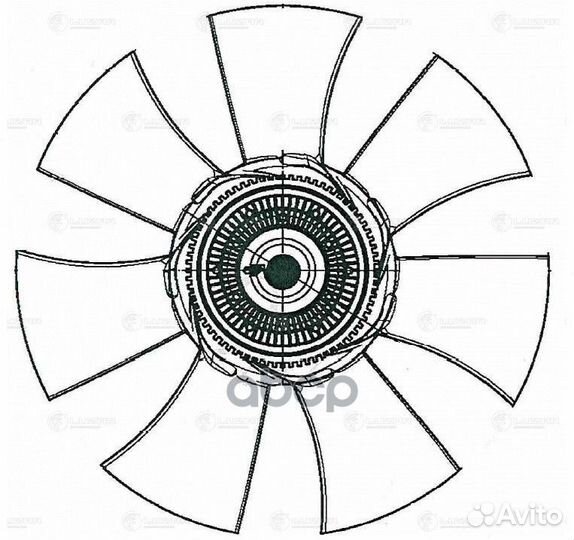 Гидромуфта помпы УАЗ 