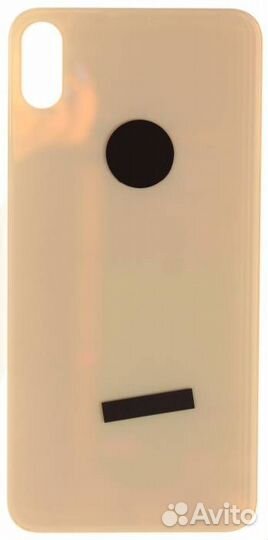 Задняя крышка для iPhone Xs MAX Золото (Стеклянная