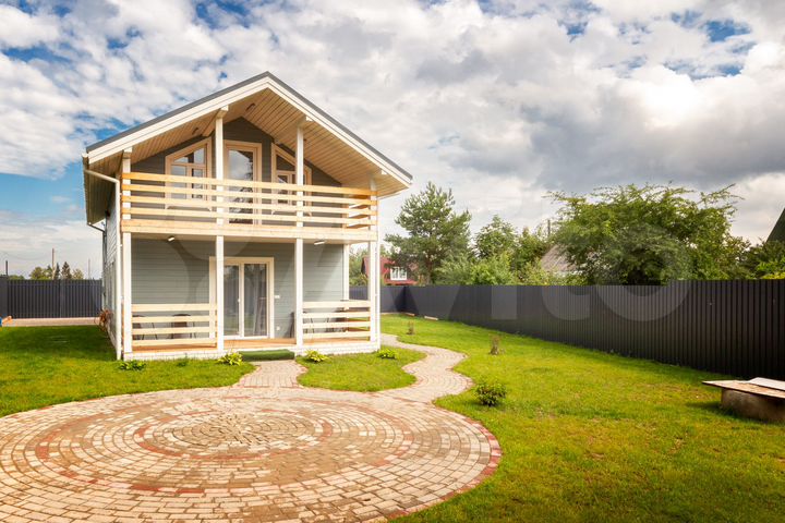 Коттедж 120 м² на участке 8 сот.