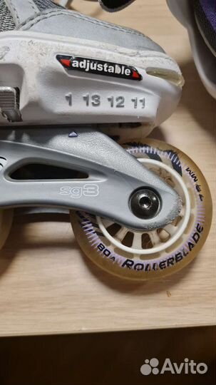 Роликовые коньки детские раздвижные