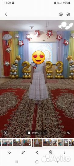 Детское нарядное платье