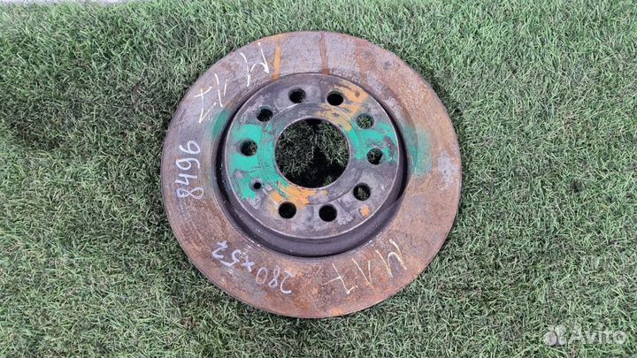 Диск тормозной передний вентилируемый Octavia A5