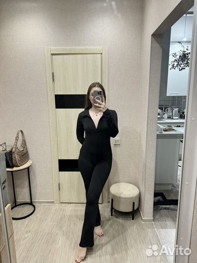 Комбинезон женский трикотаж