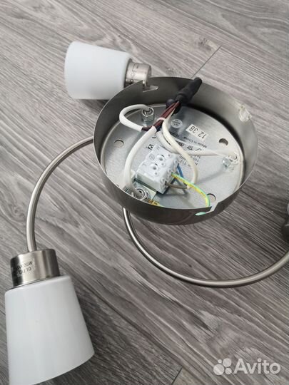 Светильник потолочный IKEA новый с лампочками