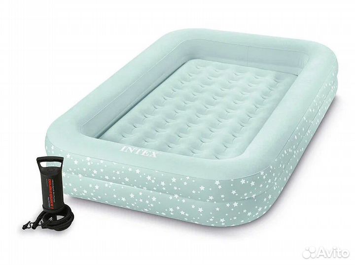 Детская надувная кровать 2в1,Intex 66810