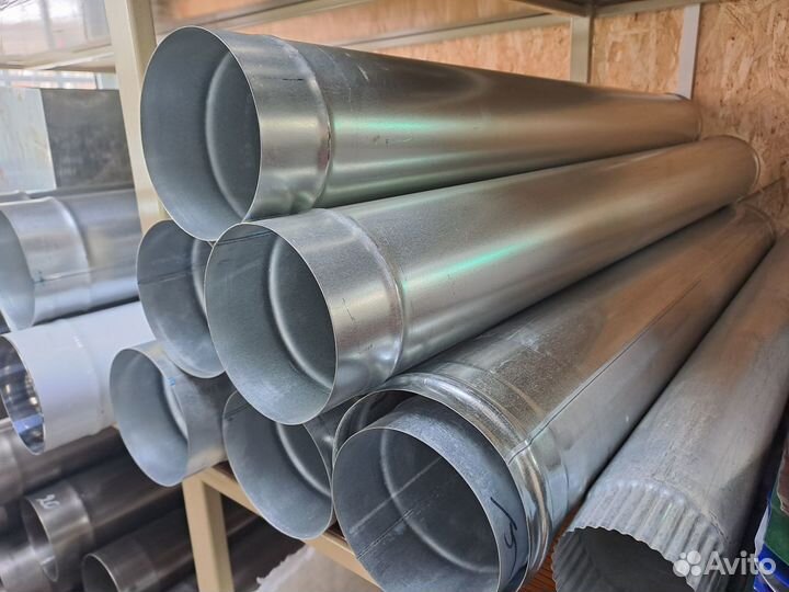 Трубы для дымохода стальные и оцинкованные