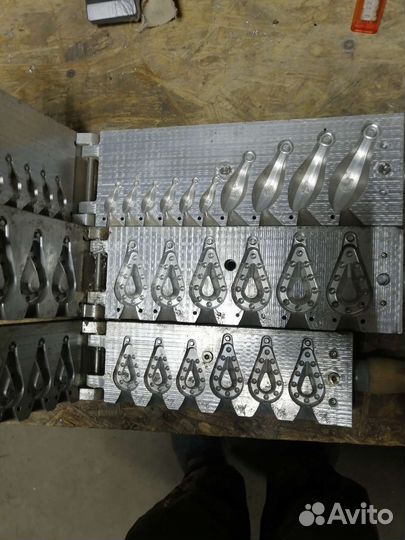 Формы для литья грузил