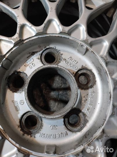 Диски bbs sti r15 5*100