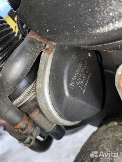 Заслонка дроссельная Z18XER Opel Astra 55562380