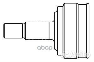 ШРУС honda civic VI 1.6VTI 94-01 нар. 823019 GSP