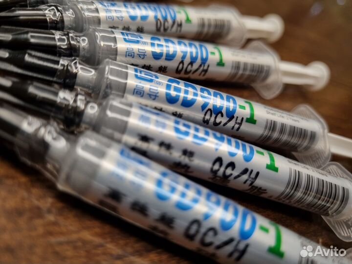 Термопаста GD900 (6.0 Вт/мК, шприц, 3 грамма)