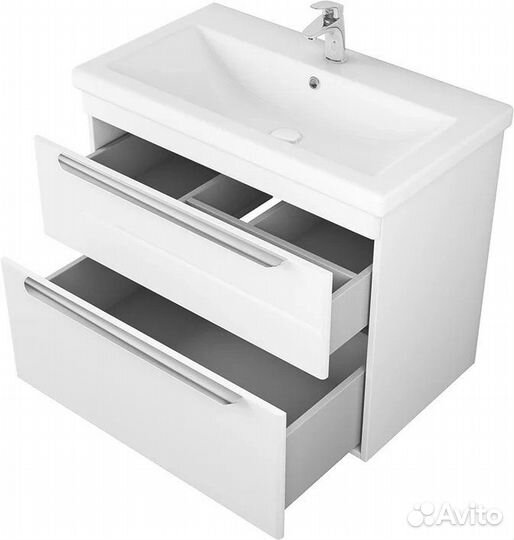 Тумба с раковиной Owl 1975 Vind 80, подвесная, 2 я