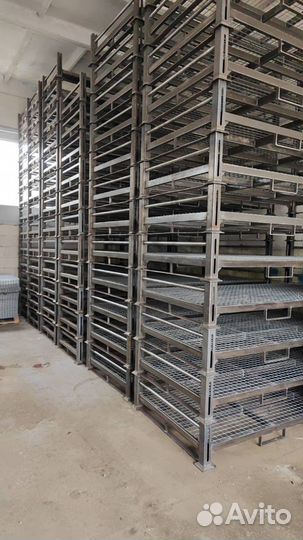 Стеллаж разборный металлический