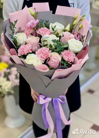 Цветы розы букеты