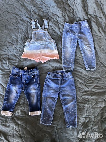 Детские вещи на девочку пакетом, размер 80 86