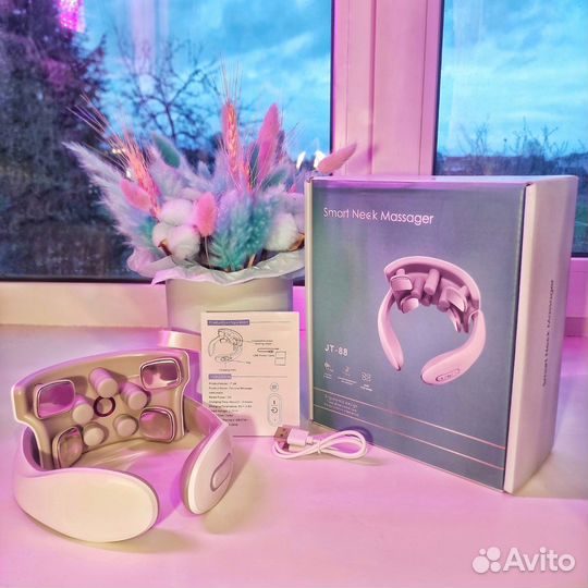 Массажёр для шеи и спины импульсный с подогревом