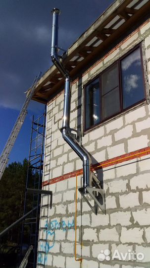 Сэндвич -трубы для дымохода 200х115 мм