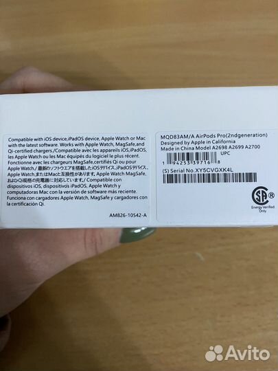 Наушники apple airpods