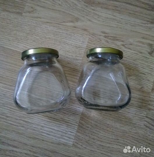 Стеклянные банки с крышками, 125/200/330 мл