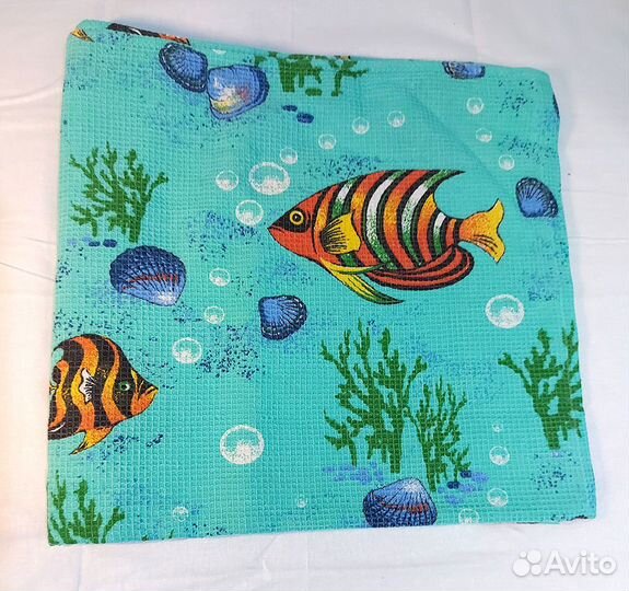 Набор: вафельные килт, полотенца, детский халат