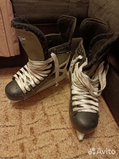 Коньки хоккейные 41 размер ссм