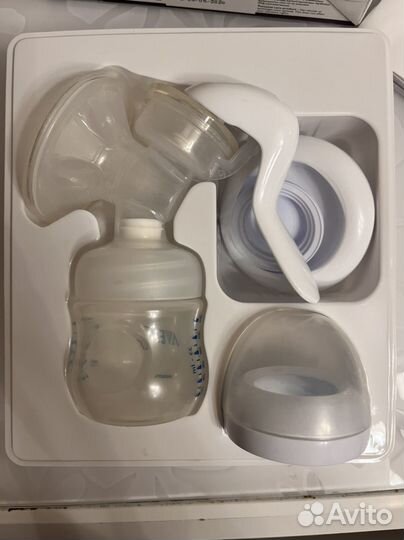 Молокоотсос avent ручной, стерилизатор