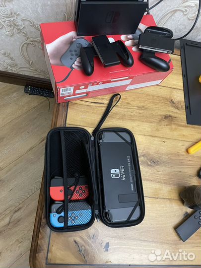 Nintendo switch rev 2 прошитая + жирный комплект