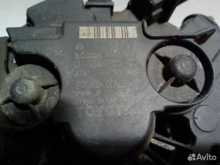 Б/У Б/У Генератор Toyota Corolla E120 2001-2006