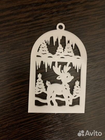 Украшения на елку на 3д принтере