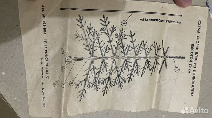 Елка искусственная СССР 50см